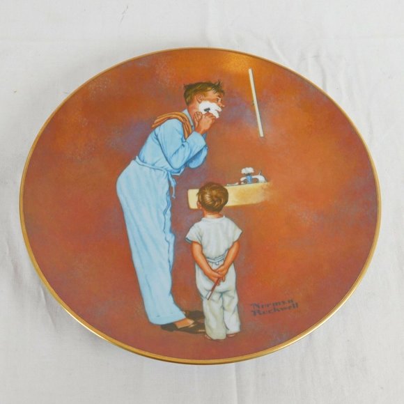 Norman Rockwell Museum Other - Norman Rockwell Collector Plate “Little Shaver” American Family Series II 1980